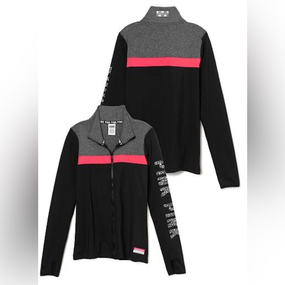 PINK VS ULTIMATE TRACK JACKET - Picture 1 of 3
